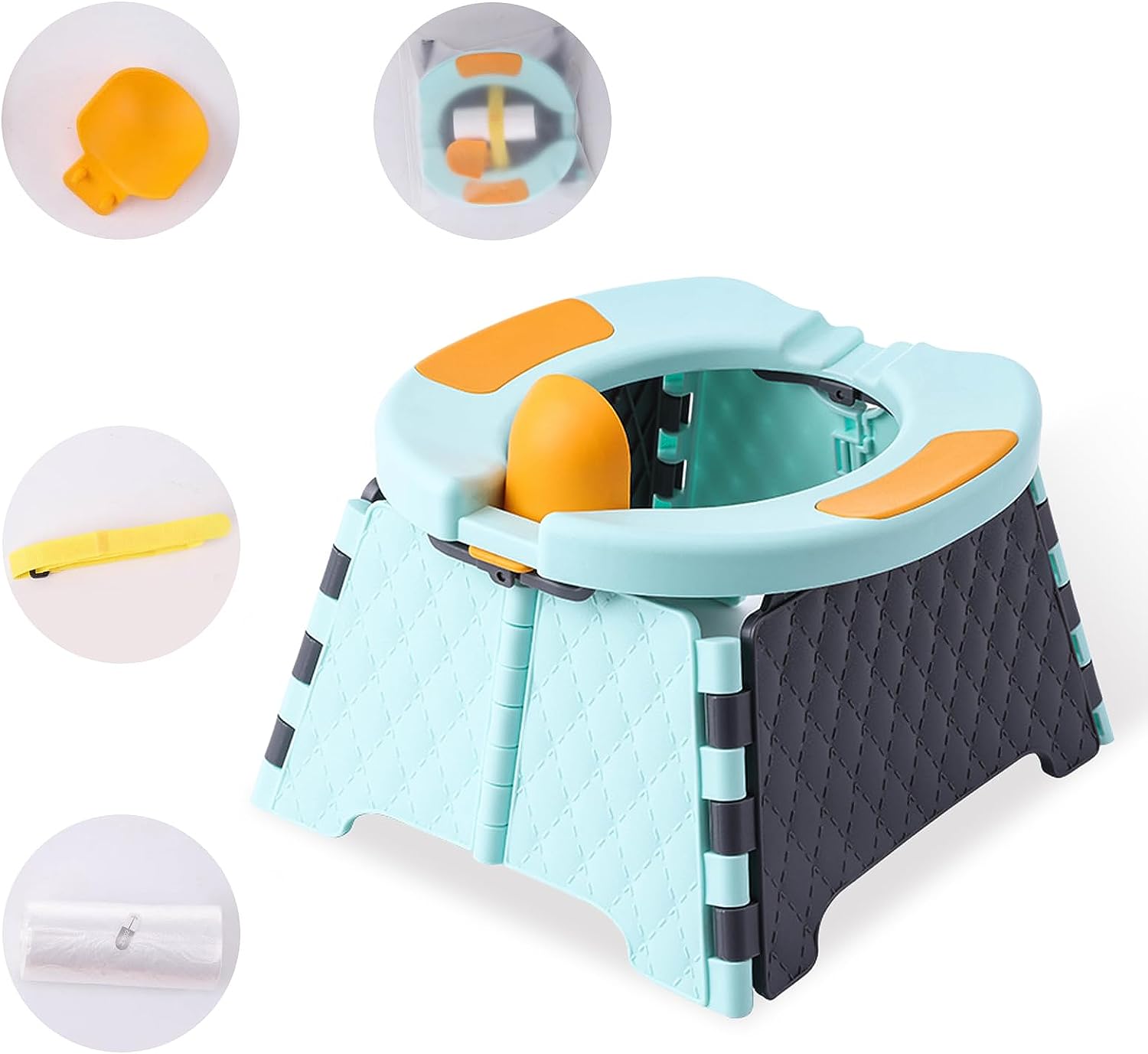 Btideas Potty Chair Foldable , Portable Potty Training Seat for Toddler, Baby Travel Toilet, Unisex